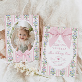 Fancy One Love Shack  Bow 1st Birthday Kaart