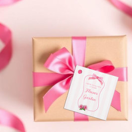 Fancy One Strik Met Eigen Bloementuin Bedankjes Labels