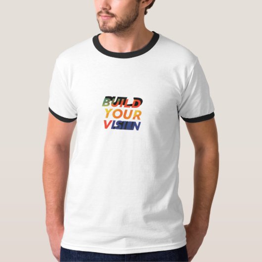 Fancy ontwerp mannen T-shirt (Voorkant)