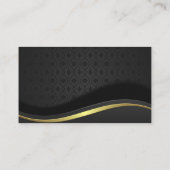 Fancy  ontwerp | Metalen achtergrond Visitekaartje (Achterkant)