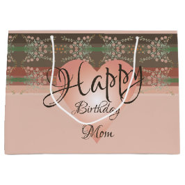 Fancy ontwerper Floral Paper Gift Bag Groot Cadeauzakje