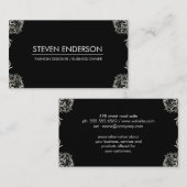 Fancy ontwerper Mode hoeken Visitekaartje (Voorkant / Achterkant)