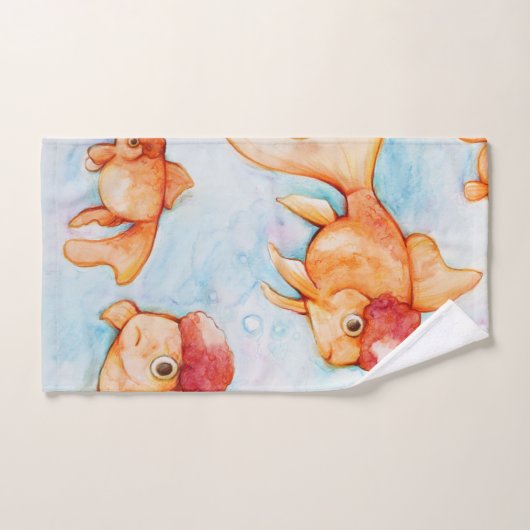Fancy Oranda Goldfish Bad Handdoek (Handdoek)