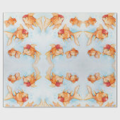 Fancy Oranda Goldfish Cadeaupapier (Vlak)