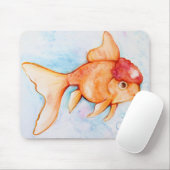 Fancy Oranda Goldfish Muismat (Met muis)