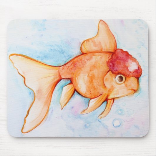 Fancy Oranda Goldfish Muismat (Voorkant)