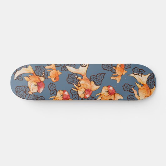 Fancy Oranda Goldfish Persoonlijk Skateboard (Horizontaal)