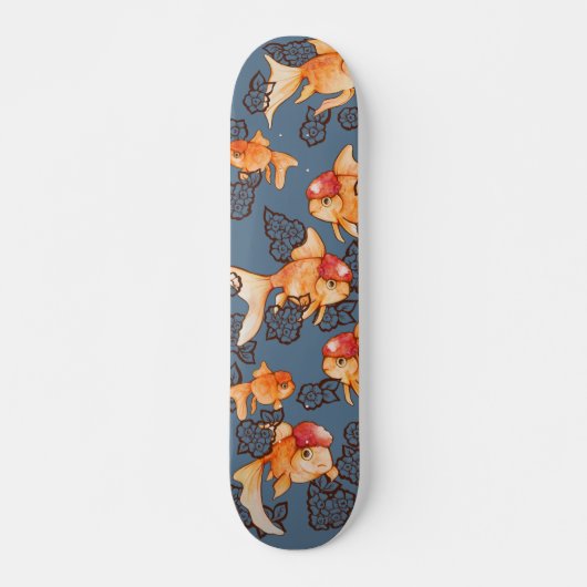 Fancy Oranda Goldfish Persoonlijk Skateboard (Voorkant)