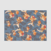 Fancy Oranda Goldfish Tissuepapier (Voorkant)