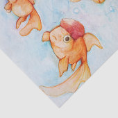 Fancy Oranda Goldfish Tissuepapier (Detail)