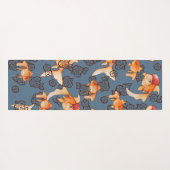 Fancy Oranda Goldfish Yogamat (Achterkant (horizontaal))