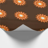 FANCY ORANJE STROOM CADEAUPAPIER (Hoek)