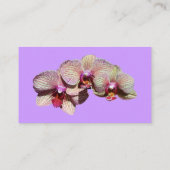 Fancy orchideeën Floral Visitekaartje (Achterkant)