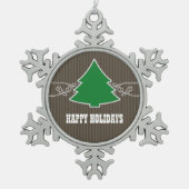 Fancy Ornament met kerstboomrondjes (Voorkant)