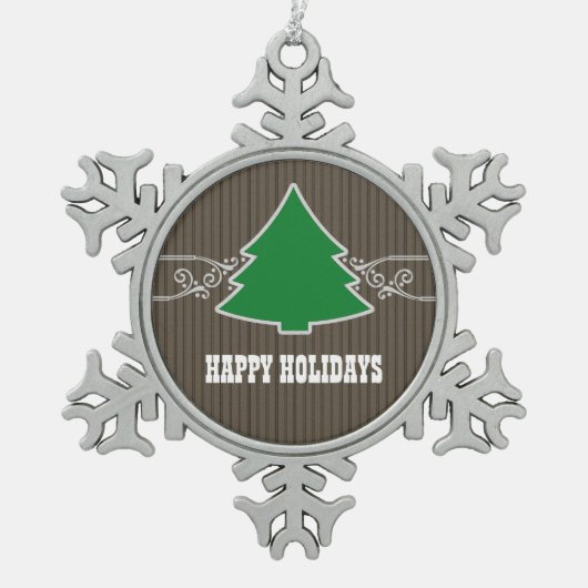 Fancy Ornament met kerstboomrondjes (Voorkant)