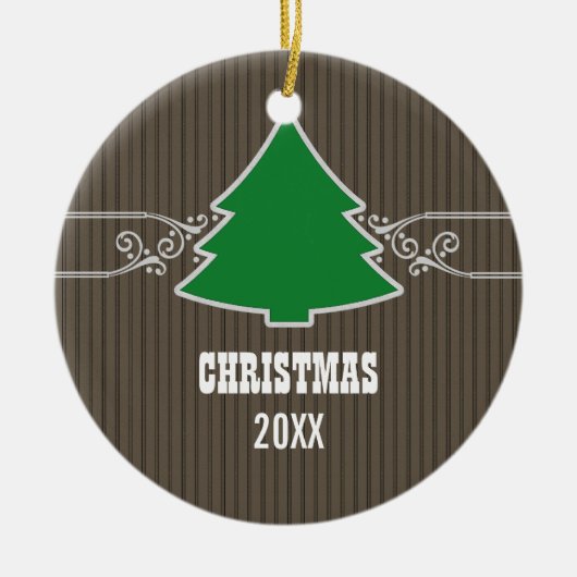 Fancy Ornament met kerstboomrondjes (Voorkant)