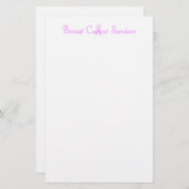 Fancy overleving briefpapier (Voorkant / Achterkant)