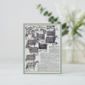 Fancy paardendoekjes briefkaart (Staand voorkant)