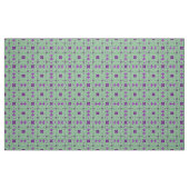 Fancy Paars en groen Stof (Fat Quarter)