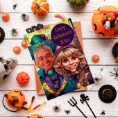 Fancy paarse karikatuur in Venetië Kaart