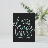 Fancy Pants Funny Afstudeerder Briefkaart (Staand voorkant)
