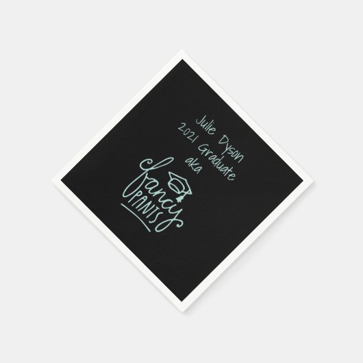 Fancy Pants Funny Afstuderen Aangepast Servet (Hoek)