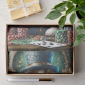 Fancy Pants heeft een Flush, Cavia speelt Poker Tissuepapier (Geschenk)
