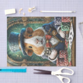 Fancy Pants heeft een Flush, Cavia speelt Poker Tissuepapier (Craft)