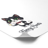Fancy Pants Tuxedo Kat Cheert Poster (Hoek)