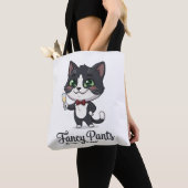 Fancy Pants Tuxedo Kat Proost Tote Bag (Dichtbij)