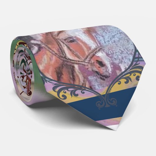 Fancy papavermarmer stropdas (Opgerold)