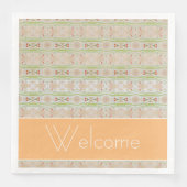  Fancy papieren servetten en gepersonaliseerde tek (Voorkant)