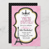 Fancy partij bij Parijs Kaart (Voorkant / Achterkant)