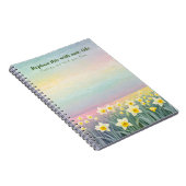 Fancy pastelbloem Notitieboek (Rechterzijde)