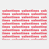 Fancy patroon met rode en roze Valentijnse  Inpakpapier Vel (Voorkant 2)