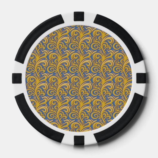 Fancy patroon pokerchips (Voorkant)