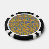 Fancy patroon pokerchips (Enkel)