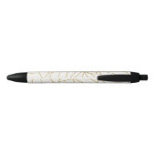 fancy patroon zwarte inkt pen (Achterkant)