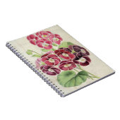 Fancy pelargoniën Notitieboek (Rechterzijde)
