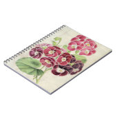 Fancy pelargoniën Notitieboek (Linkerzijde)