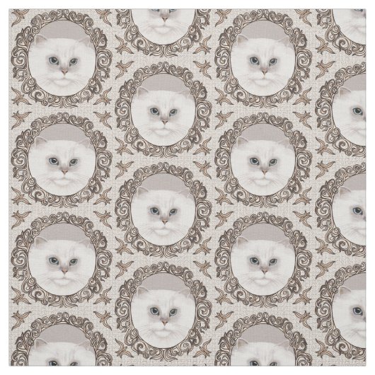 Fancy  Perzisch Kat Stof (Swatch)