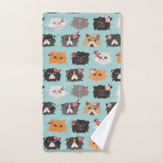 Fancy Perzische katten Bad Handdoek (Handdoek)