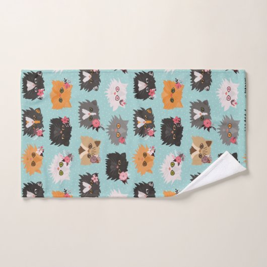 Fancy Perzische katten Bad Handdoek (Handdoek)