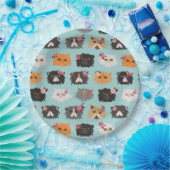 Fancy Perzische katten Papieren Bordje (Feest)