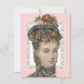 Fancy Petten en bonnets Brunch Pasen Kaart (Voorkant)