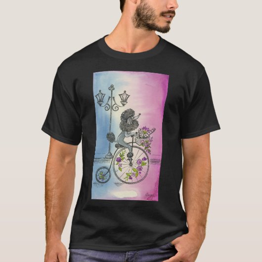 Fancy poel in Parijs T-shirt (Voorkant)