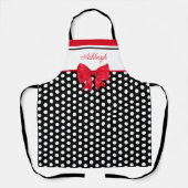 Fancy pokadots, Schort met rode pokken (Voorkant)