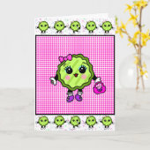 Fancy Posh Pickle | Grappige Pickle Collectie Kaart (Gele Bloem)