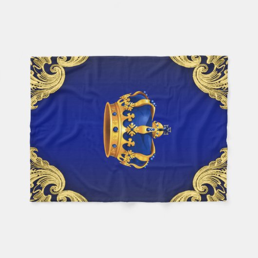 Fancy Prince babydekens Fleece Deken (Voorkant (Horizontaal))