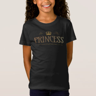 Fancy PRINCESS Calligraphy - Grand Medieval Royal T-shirt